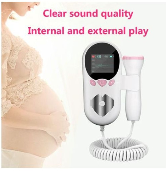 Quality set Doppler Fetal Rate Monitor Home For Pregnancy With Free Gel