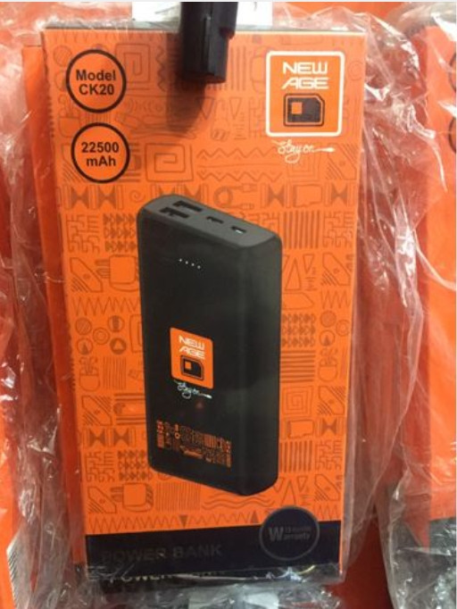 New Age 22500 m A h power bank