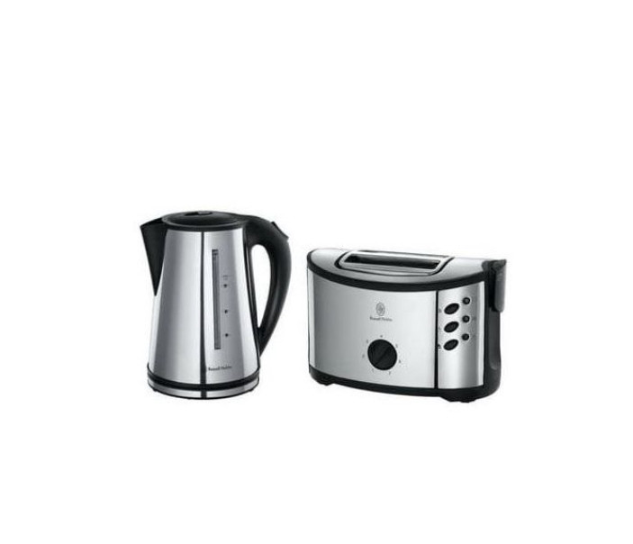 Russell Hobbs Oxford Kettle And 2-slice Toaster Twin Pack