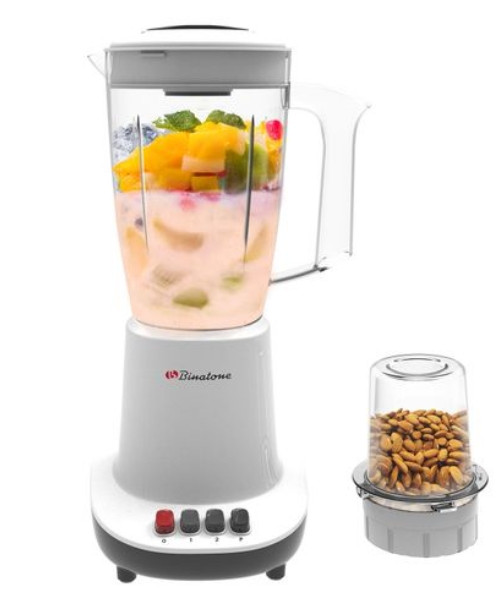 Binatone 1.5 Litres (BLG-415) Blender And Smoothie Maker - White